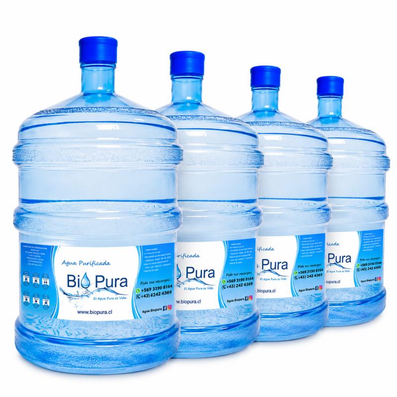 4 Bidones de 20 litros