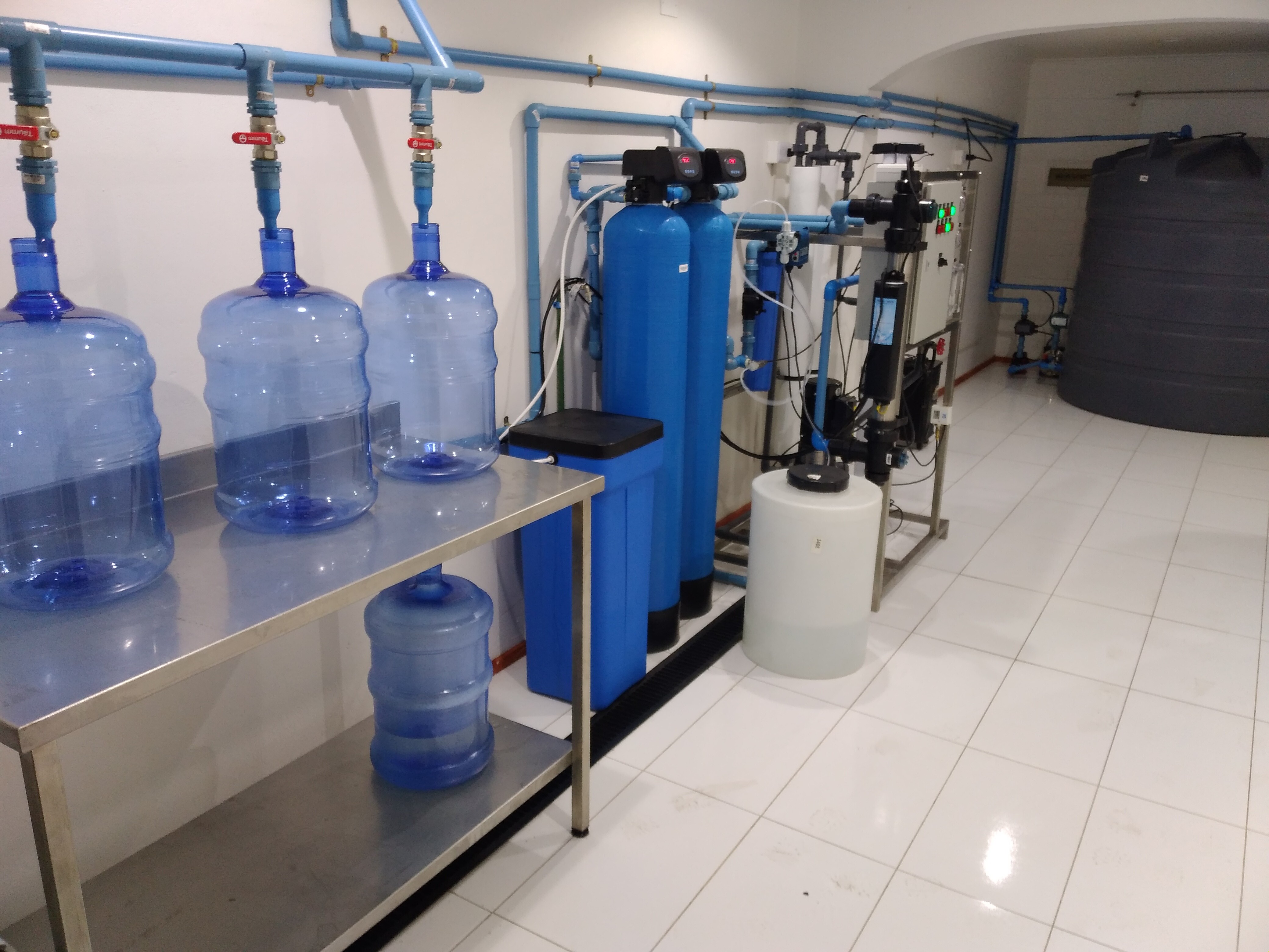 Planta de purificación BioPura - sistema de osmosis inversa y filtros
